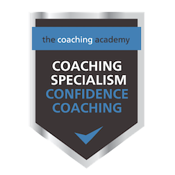 Confidence Coaching specialism badge from The Coaching Academy